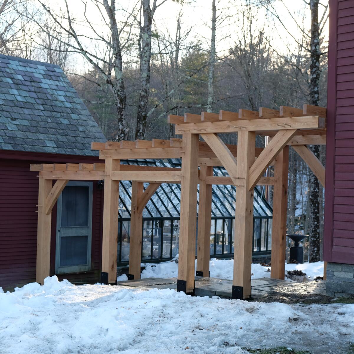 Timber Frame Walkway 